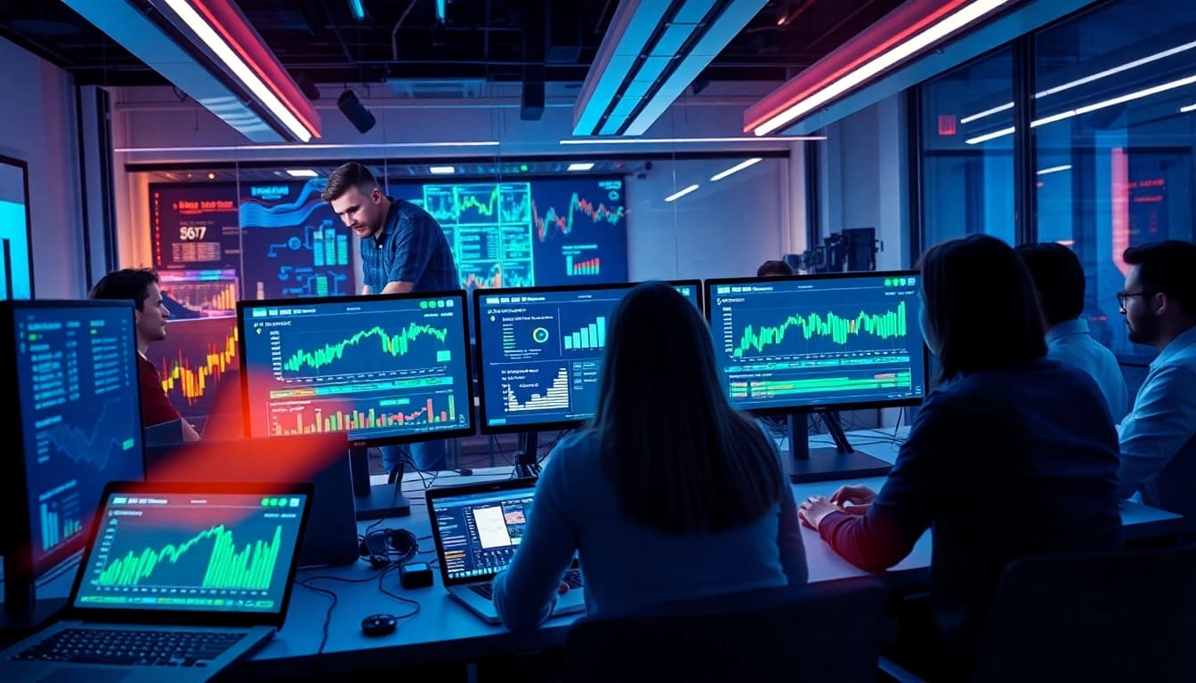 Infosec-focused team collaborating on modern tech to optimize e-commerce price tracking.