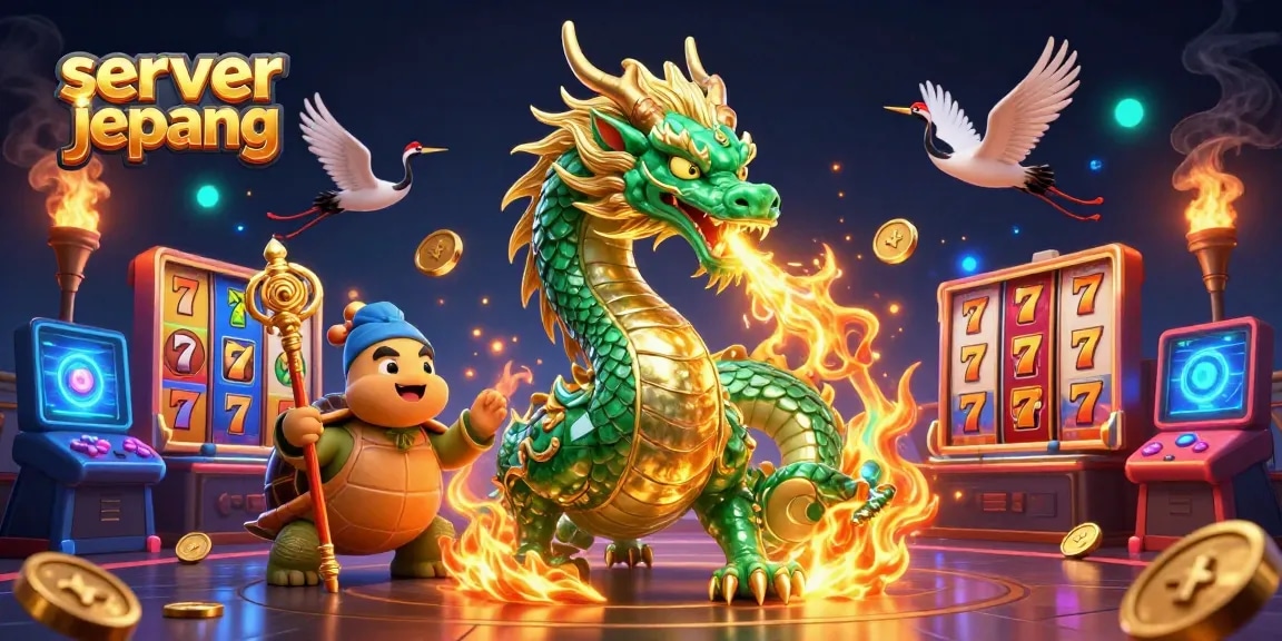 Experience the thrills of server jepang slots with vibrant 3D gaming characters and engaging elements.