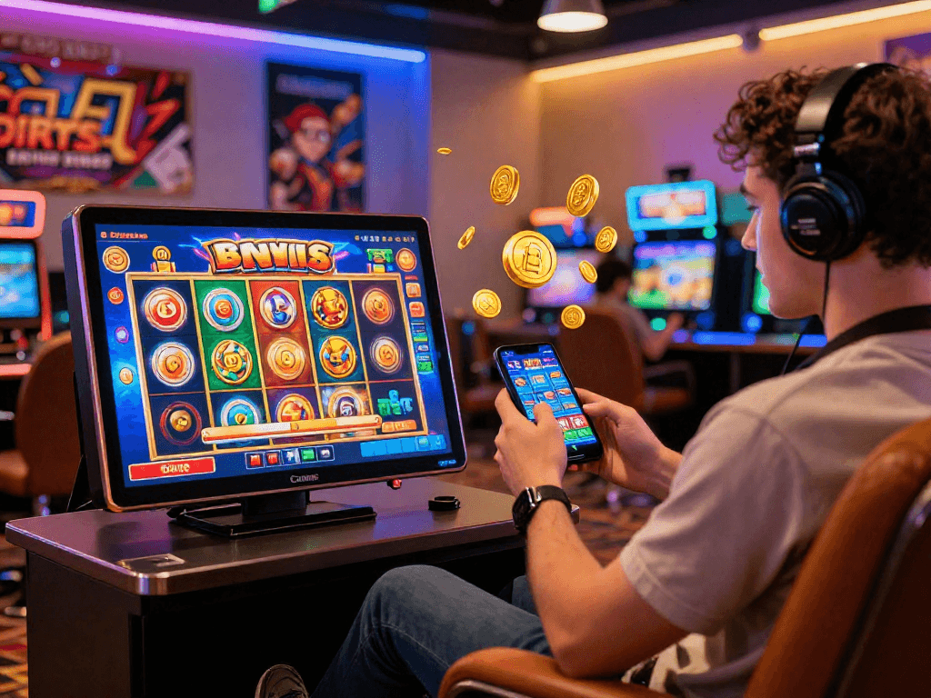 Exciting online gaming experience showcasing new slot sites in the UK with engaging bonus buy slot game interface.