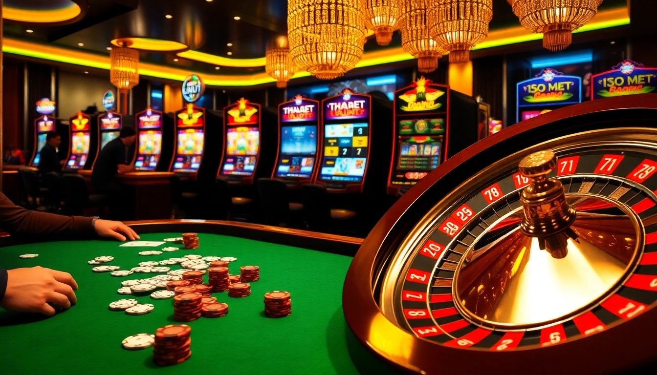 Players enjoying a thrilling game at THABET, the top online casino in Asia.