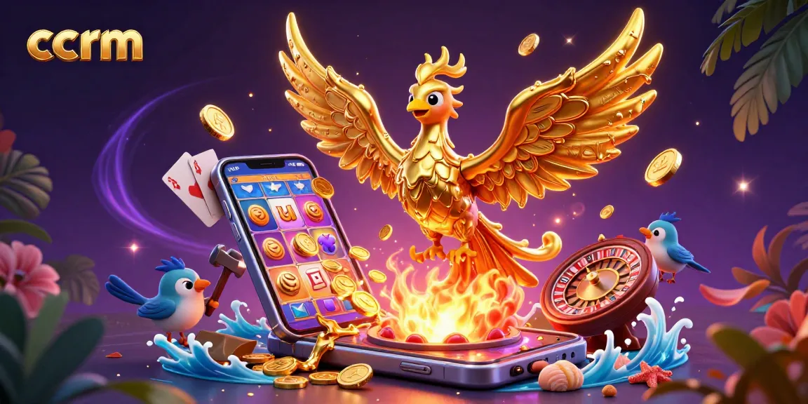 Experience the thrill of ccrm's molten metal phoenix igniting the slot gaming world with dynamic visuals.