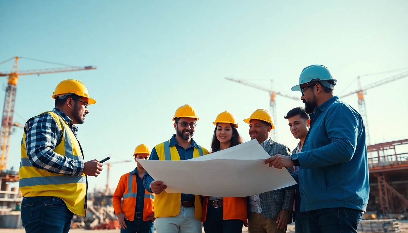 Showcase of southern california contractors association members collaborating on a construction project.