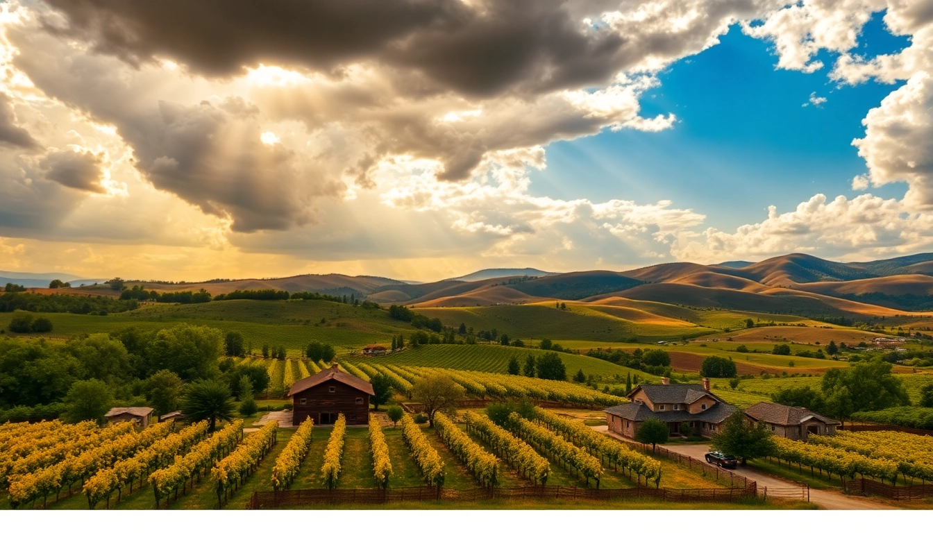 Experience changing clarksburg ca weather with vivid vineyards and dynamic skies.