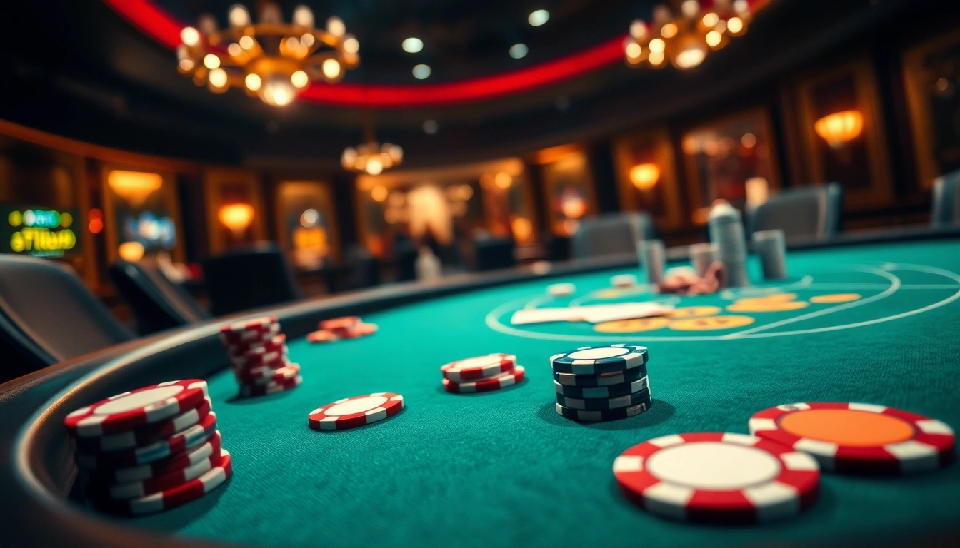 Menyenangkan pengalaman bermain di kasino bbni4d dengan meja poker elegan.