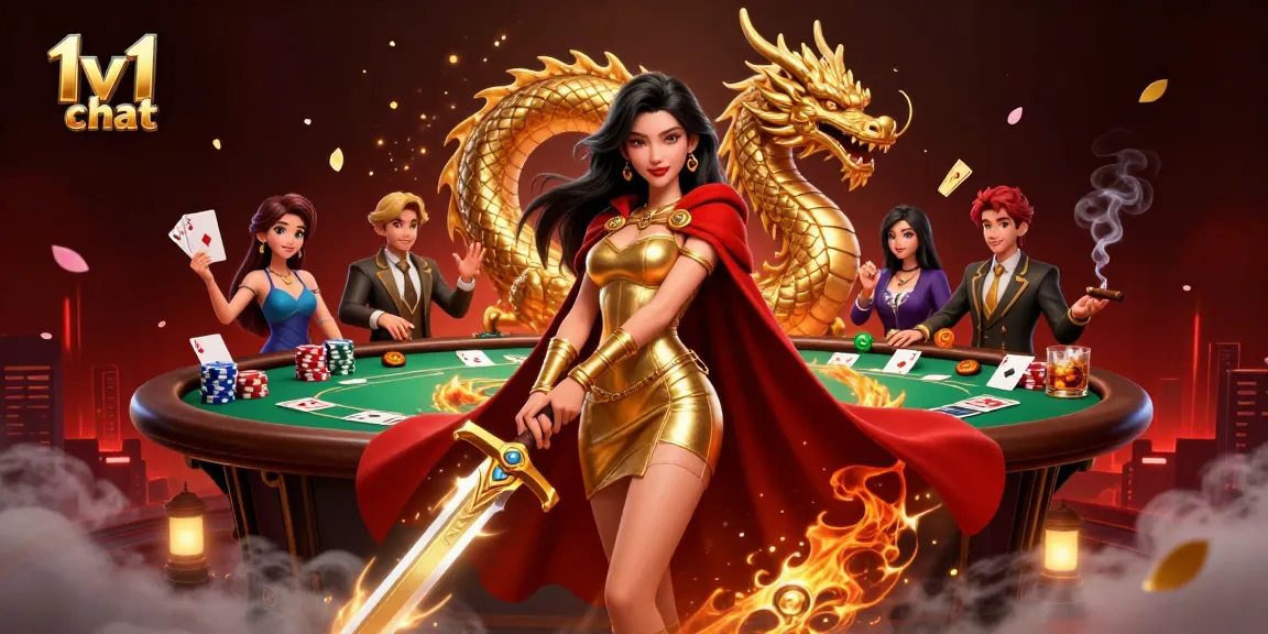 Engage in thrilling 1v1 chat with our unique interactive casino elements and stunning visuals.