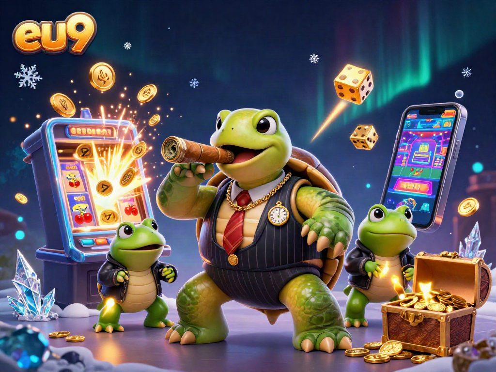Experience thrilling action at eu9 with vibrant 3D casino characters and explosive winnings.