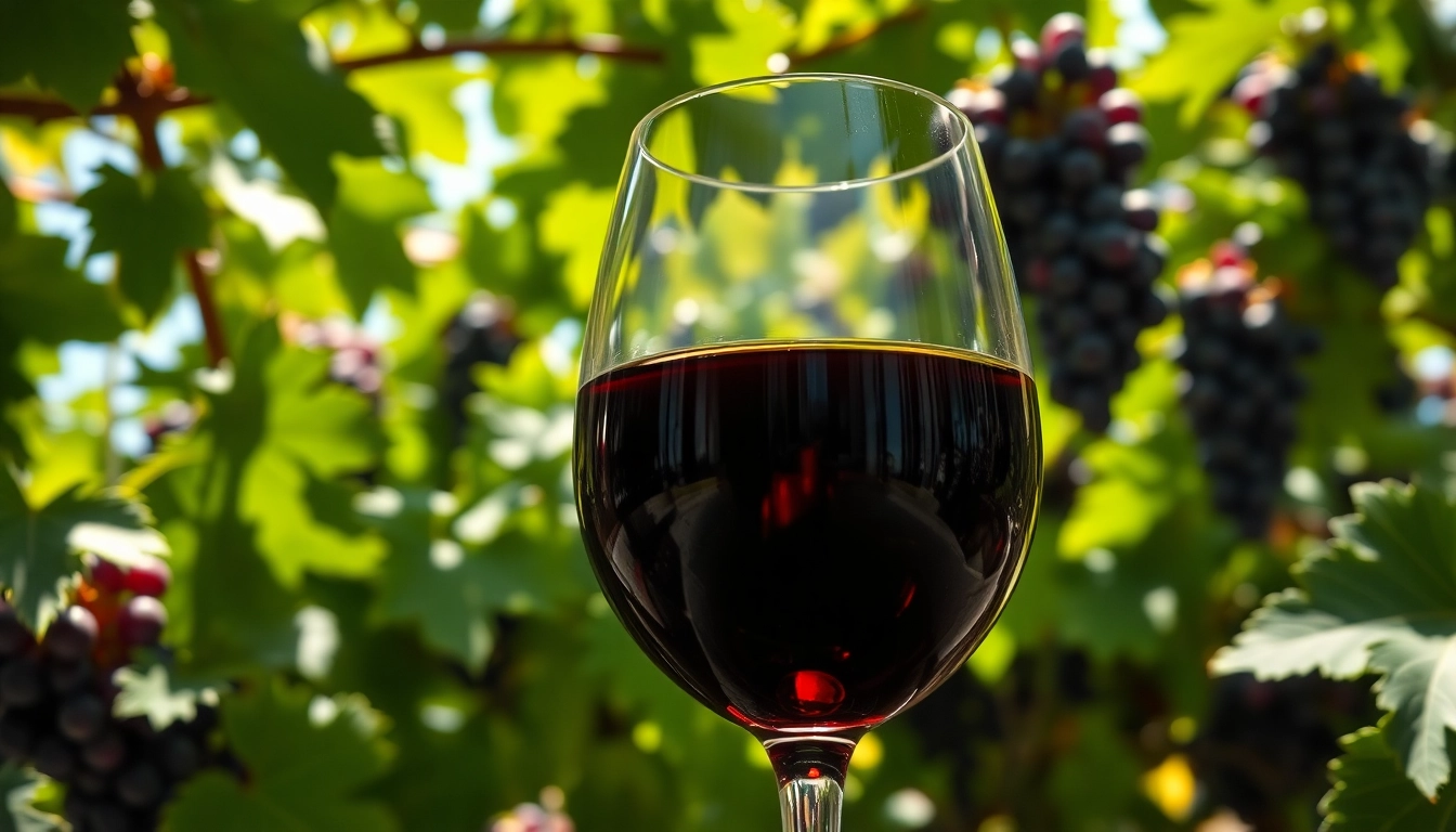 Savoring petite sirah wine in a vineyard setting with vibrant green grapevines.