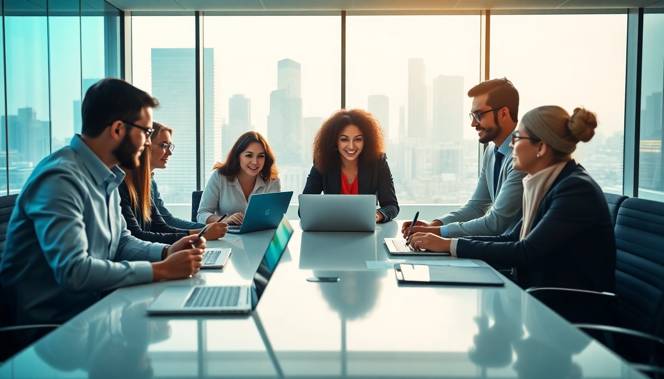 Showcasing competitive intelligence tools in a collaborative business environment.