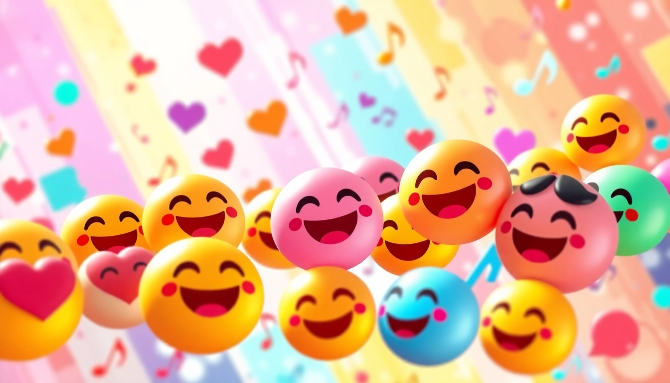 Engaging collection of TikTok emojis showcasing creativity and fun in vibrant colors.