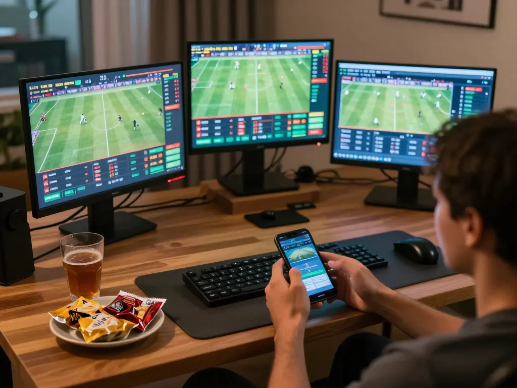 Engaging with Nowgoal 2 Trong 1 on smartphone for real-time sports betting insights