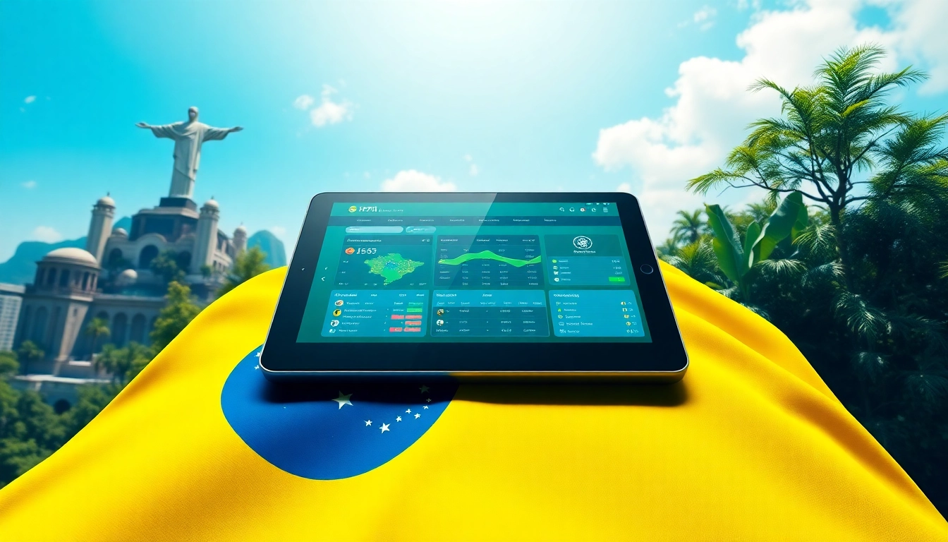 Discover top features of the best sports betting sites in Brazil through an engaging tablet interface.