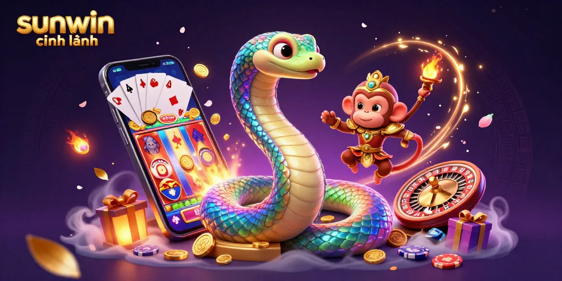 Win big at sunwin chính hãng with vibrant 3D illustration of games and characters bursting with fun.