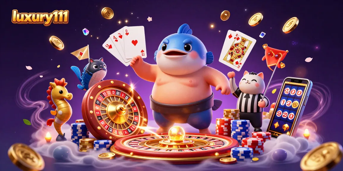 Play slots and win big at luxury111 with vibrant underwater characters and dynamic game elements.
