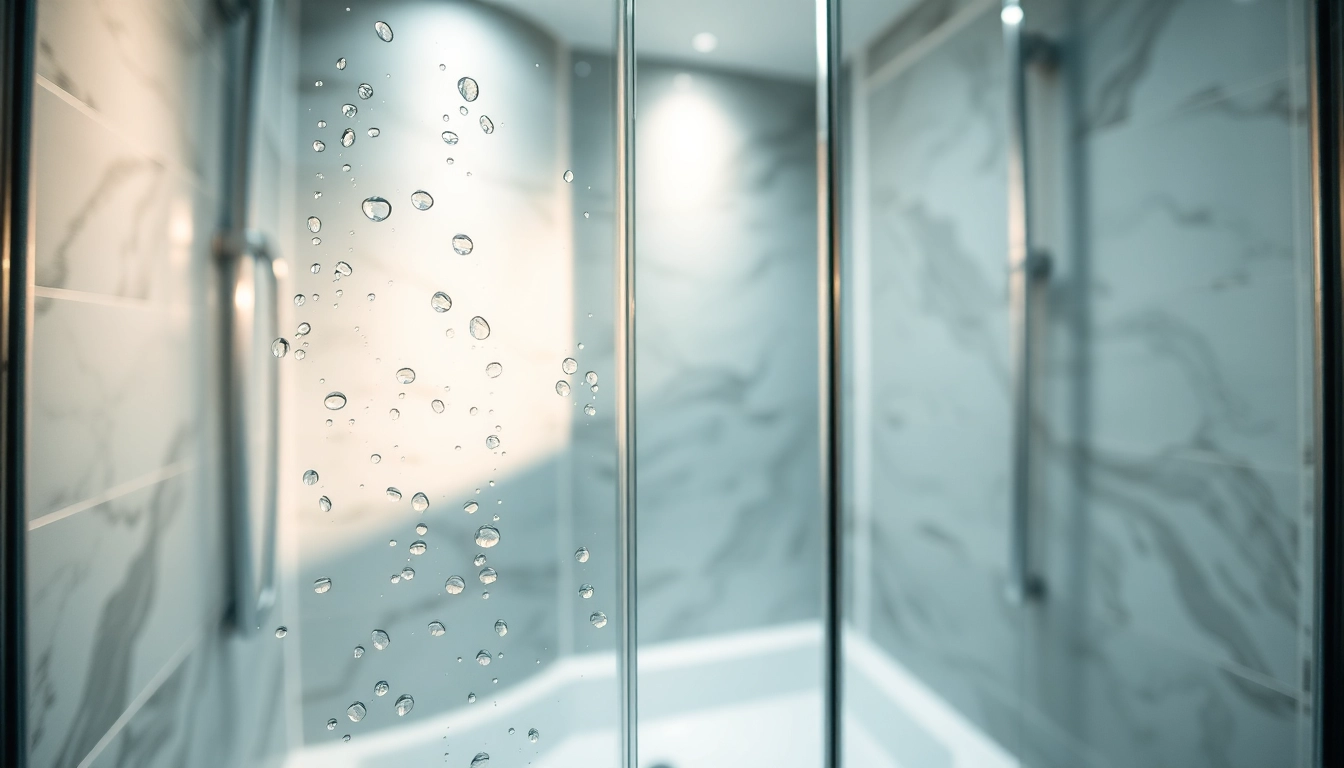 Erleben Sie die sonni Duschkabine in einem eleganten Badezimmer-Design mit modernen Akzenten.
