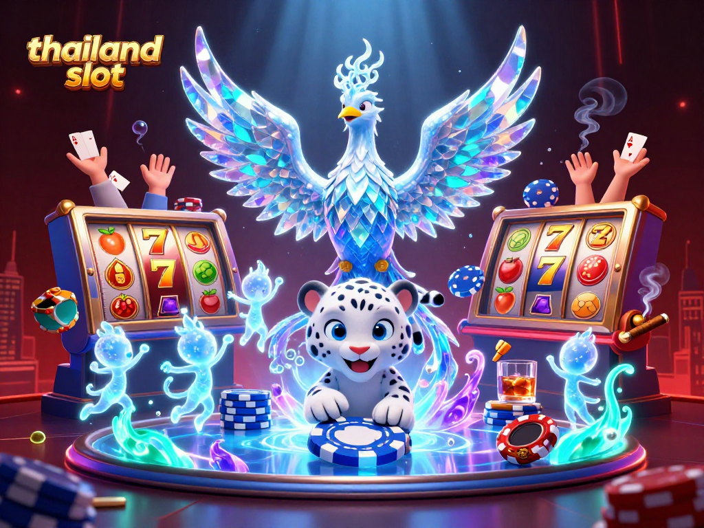 Engage with thrilling thailand slot adventures in a vibrant 3D illustration filled with action.
