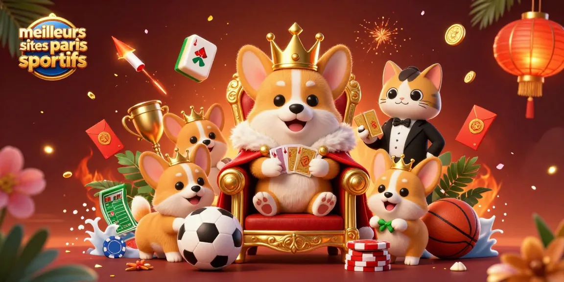 Pariez avec les meilleurs sites paris sportifs illustrés dans une scène dynamique de jeux.