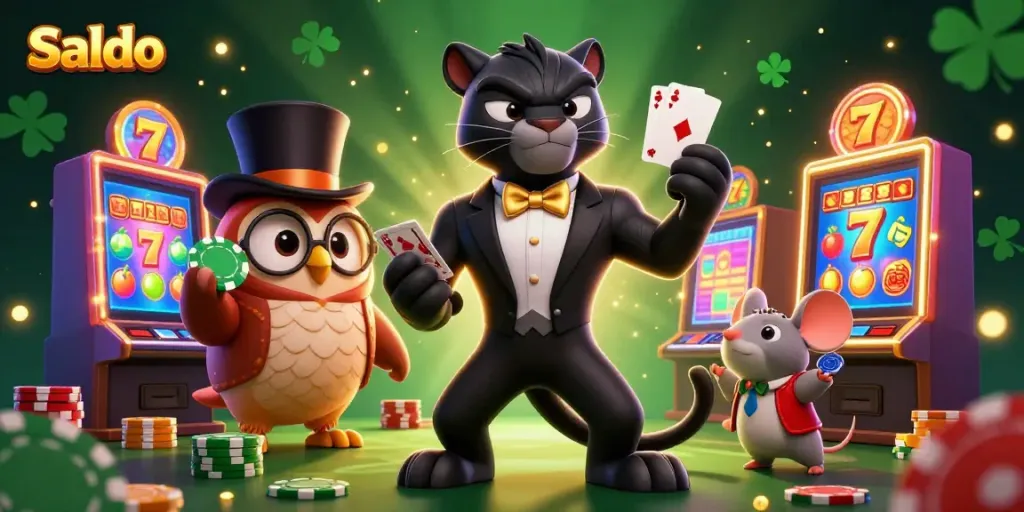 Saldo menawarkan pengalaman bermain kasino yang menarik dengan karakter lucu dan permainan mesin slot.