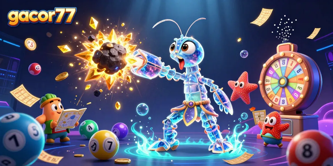 Menangkan gacor77 melalui ilustrasi kartun 3D yang memukau, penuh dengan harta dan permainan menarik.