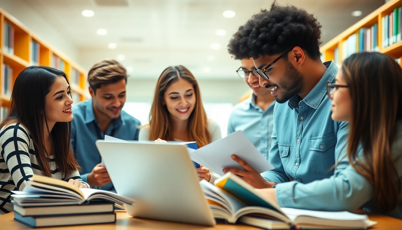 Students in a collaborative study session to pay someone to take toefl preparation.