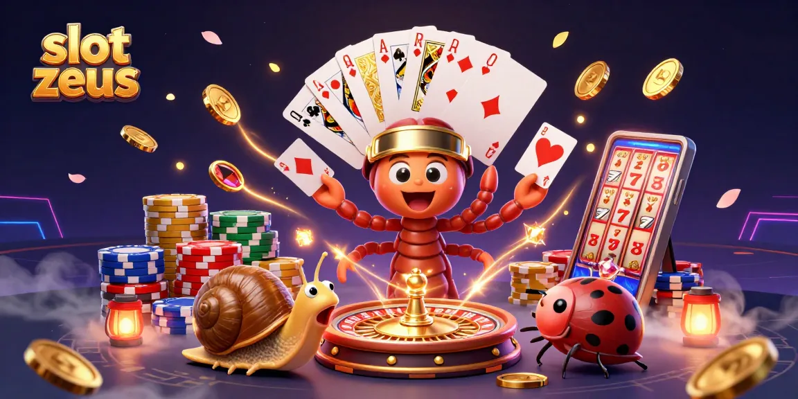 Engage with slot zeus in this vibrant 3D casino scene showcasing excitement and winning potential.