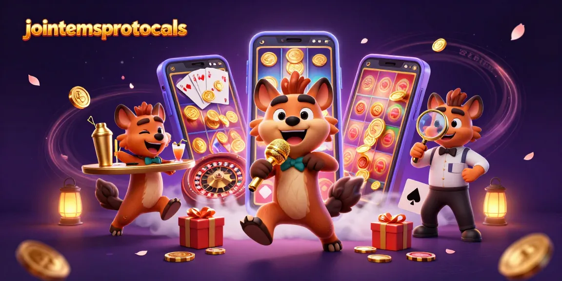 Permainan slot gacor di jointemsprotocols menampilkan hyena lucu di kasino virtual.