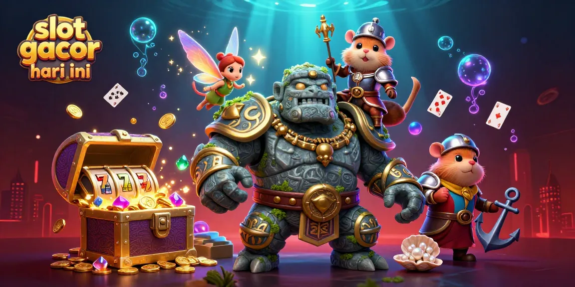 Win big at slot gacor hari ini with an action-packed scene featuring engaging casino elements.
