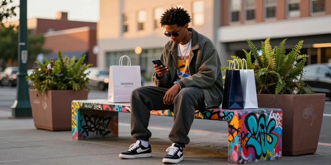 Discover the vibrant street fashion lifestyle at shs-dome5.com in an urban setting, showcasing stylish outfits and shopping experiences.