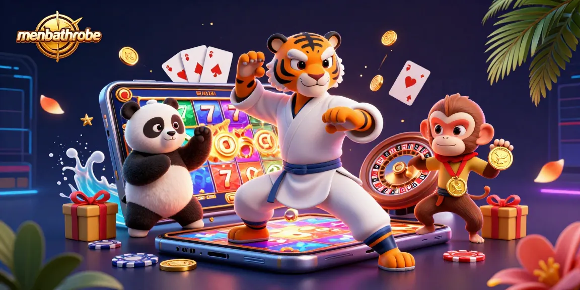 Menbathrobe menghadirkan keseruan slot dengan karakter 3D berinteraksi sambil bermain secara dinamis.