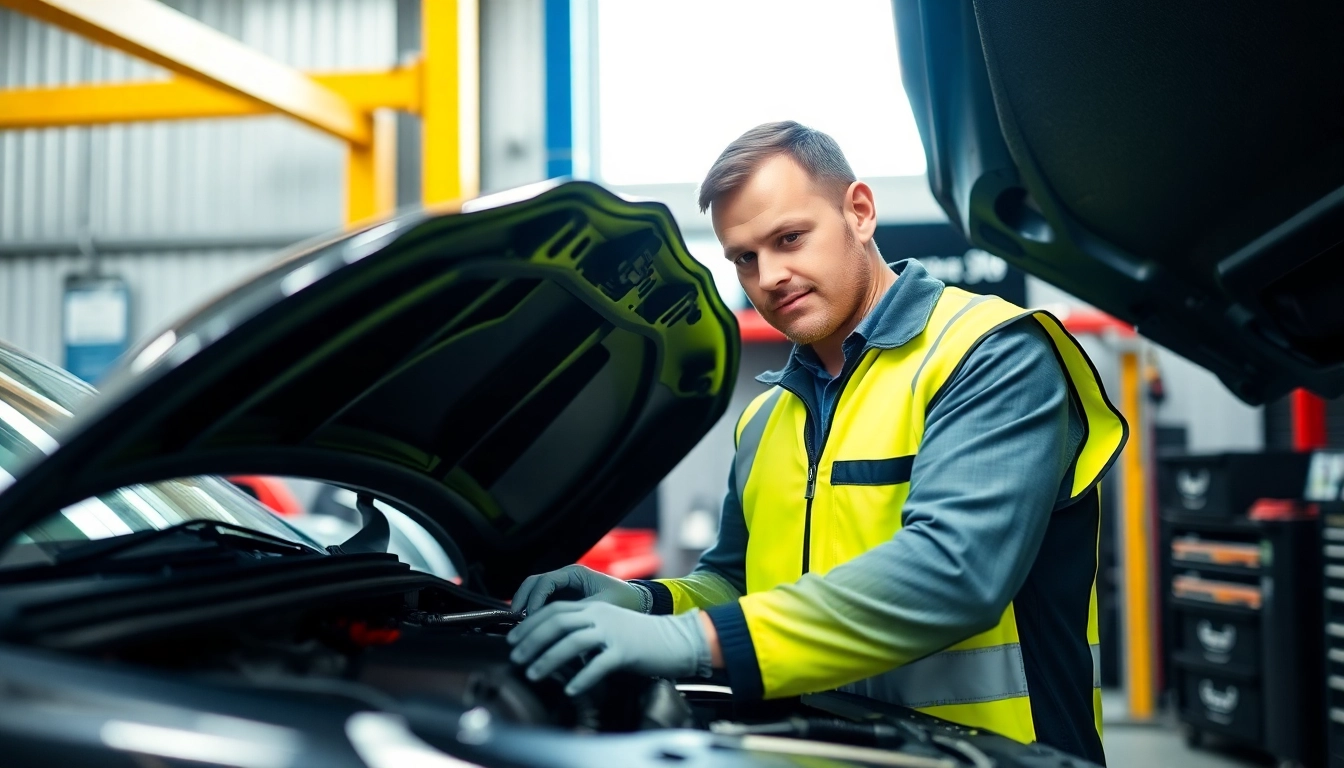 Inspecting an engine to highlight the importance of an extended car warranty.