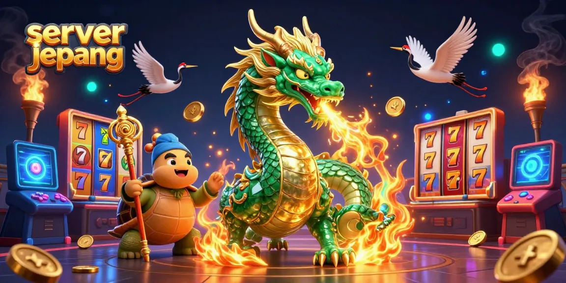 Experience the thrills of server jepang slots with vibrant 3D gaming characters and engaging elements.