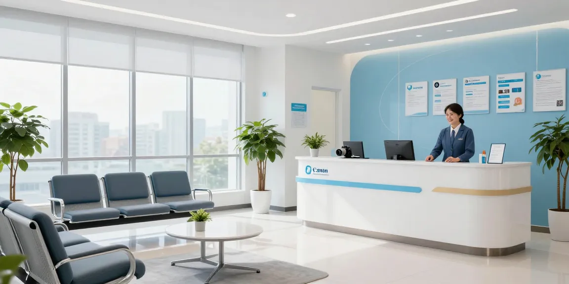 Individual and family health insurance services in a welcoming health clinic, showcasing patient care and professional healthcare providers.