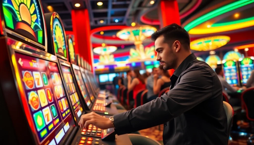 Menangkan slot gacor dalam suasana kasino yang meriah dan penuh warna.