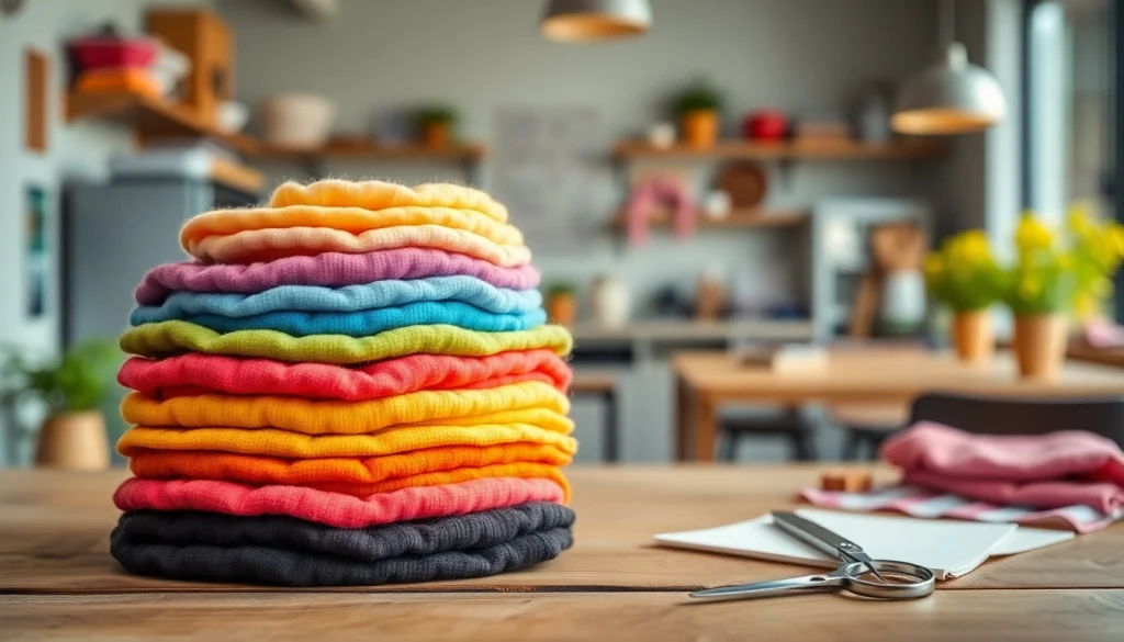 Maak wafel katoen zichtbaar op een houten tafel, perfect voor creatief gebruik.