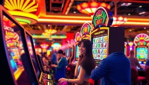 Menggambarkan pengalaman bermain slot demo mahjong dengan antusiasme para pemain