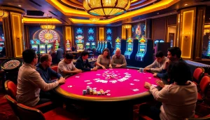 Engage with W88 link at a lively casino table featuring poker chips, cards, and roulette wheel.