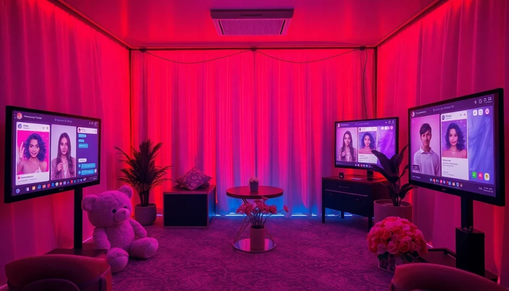 Engaging nsfw ai chat interface with intimate character interactions in a cozy digital space.