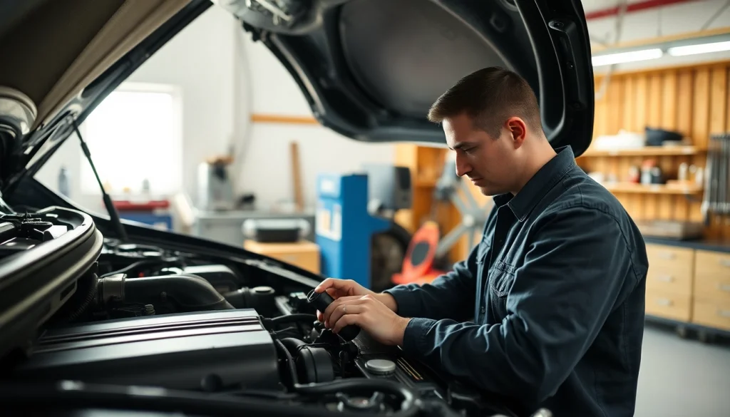 Explore options for extended warranty after factory warranty expires with a mechanic examining a vehicle.