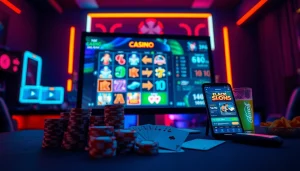 Mengulas slot deposit 1k dengan permainan slot online dan suasana kasino yang energik.