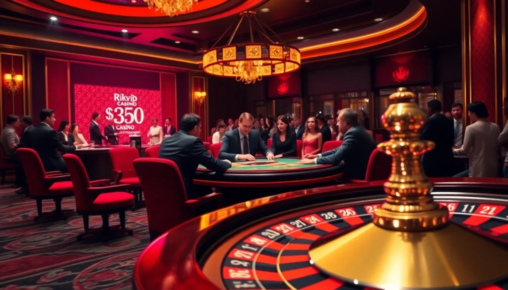 Experience the excitement of the rikvip casino with poker action and lively roulette ambiance.