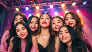 Dynamic portrait of blackpink members showcasing their unique styles and vibrant energy.