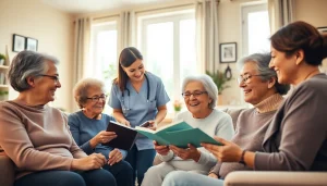 Austin senior home care team providing compassionate support in a warm home environment.