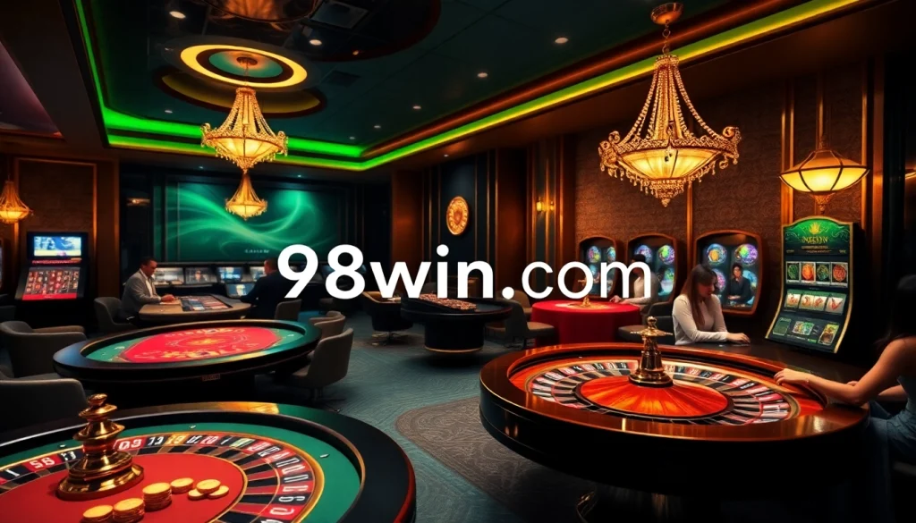 Experience the excitement of 98win com with engaging casino games in a luxurious online setting.