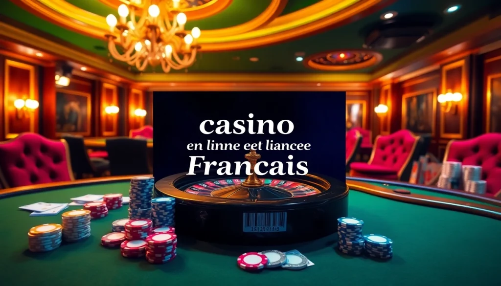 Découvrez l'excitation du casino en ligne français avec des tables de casino vibrantes et des éléments de jeu immersifs.